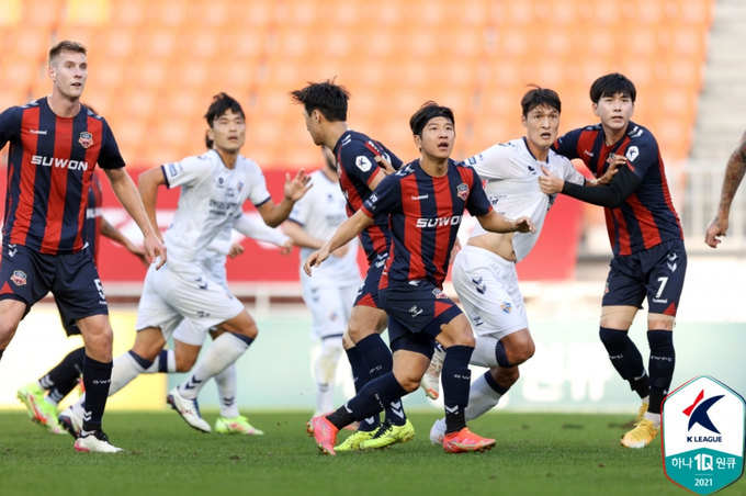 수원FC가 파이널A 진출을 사실상 확정했다. (사진=한국프로축구연맹 제공)
