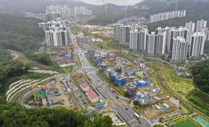 성남시 분당구 대장동 일대 모습 (사진 = 황준선 기자)