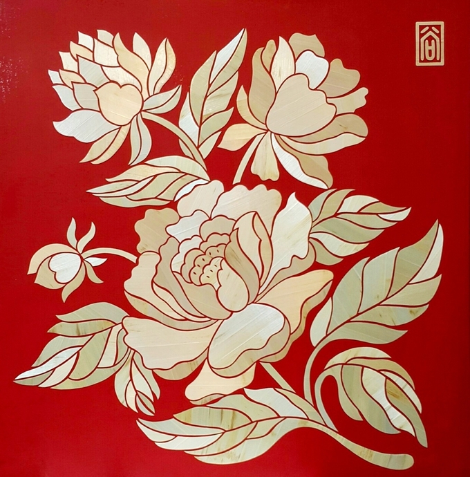 민선희 작가 作 왕목단 (사진=맥간공예연구원 제공)
