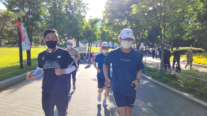 고려대 MBA 마라톤 클럽 PO 손무웅 이사는 뛰고자 하는 열정이 있는 누구든 할 수 있는 스포츠가 마라톤이라 했다. (사진=손무웅 제공)