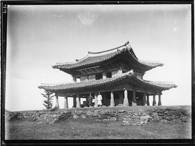 1900년대 초의 수어장대 모습. (사진=국립중앙박물관 소장)