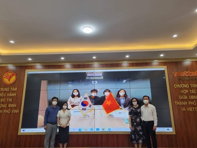 남양주시는 지난 13일 국제 자매도시인 베트남 빈시와 국제 협력 사업 논의를 위한 화상 회의를 개최했다.(사진=남양주시 제공)