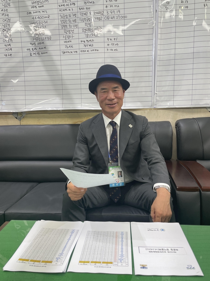 이원성 경기도체육회장은 코로나19로 어려운 환경 속 최선을 다한 선수단에게 감사를 전했다. (사진=경기도체육회 제공)