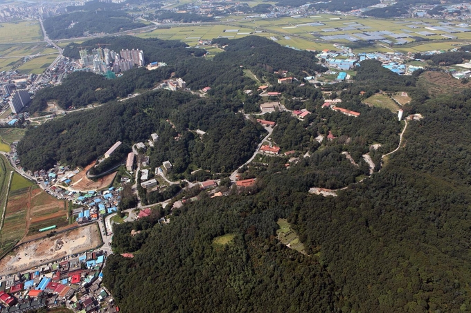 파주시 조리읍 봉일천리 일대 캠프하우즈 전경. (사진=파주시 제공)