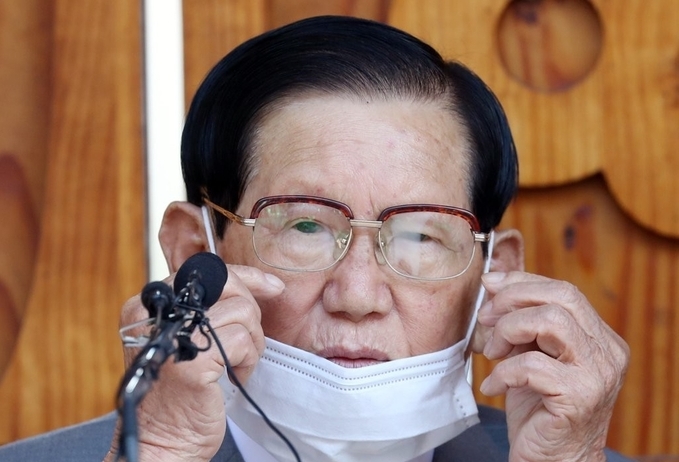 신천지예수교 증거장막성전(신천지) 이만희(90) 총회장. (사진=연합뉴스)