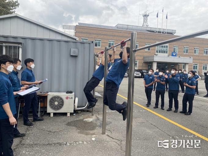 경기남부청 기동단이 자체 특수시책으로 추진한 '강철기동대' 진행 현장. (사진=경기남부경찰청 제공)