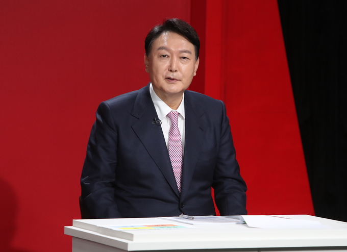20일 오후 대구 MBC에서 열린 국민의힘 대선 경선 후보자 대구·경북 합동토론회에 윤석열 후보가 참석하고 있다. (사진=연합뉴스)