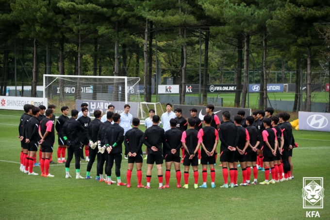 황선홍 감독이 이끄는 U-23 대표팀이 25일 필리핀과 2022 아시아축구연맹 U-23 아시안컵 예선 조별리그를 치른다. (사진=대한축구협회 제공)