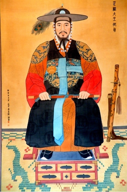 2005년 그려진 융복을 입은 정조대왕(수원화성박물관 소장). (사진=성남학연구소 제공)
