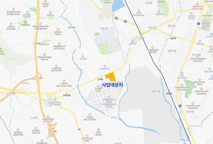 사업 대상지 지도 (사진 = 경기도 제공)