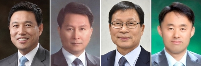 왼쪽부터 강인덕 국일정공 회장, 김충래 변호사, 조동암 전 인천시 경제정무부시장, 심재돈 변호사.