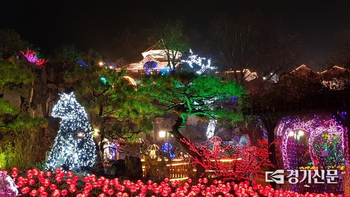 허브아일랜드에서는 겨울을 맞아 빛의 향연 '불빛동화축제'를 시작한다. (사진=허브아일랜드 제공)