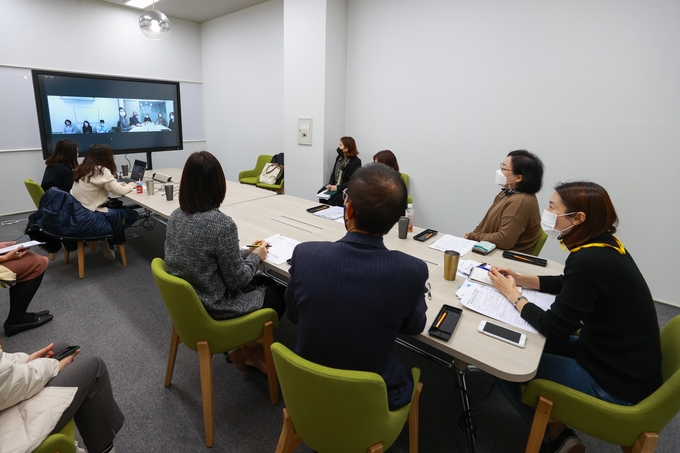 남양주시는 16일 국제 자매도시인 미국 포트리자치구의 공공도서관과 교류협력 추진방안을 논의하는 온택트 회의를 개최했다.(사진=남양주시 제공)