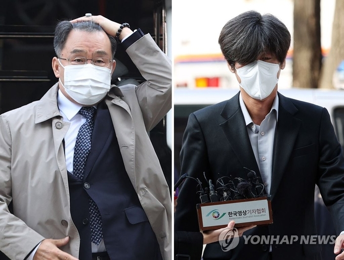 대장동 개발 로비·특혜 의혹 사건의 핵심 인물인 김만배 씨와 남욱 변호사. (사진=연합뉴스)
