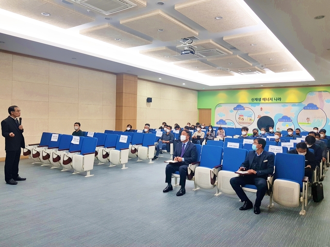 .김포도시관리공사가 팀장급 이상 관리자 부패방지 교육을 벌이고 있다. (사진=김포도시관리공사 제공)