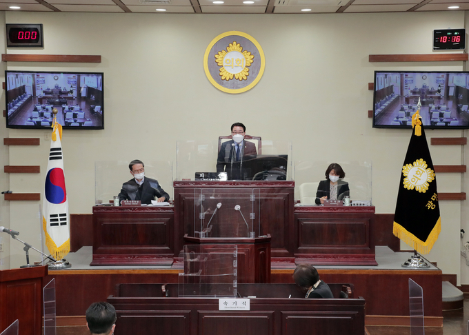 광명시의회, 올해 마지막 정례회 개회(사진=광명시의회 제공)