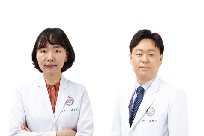 한림대학교성심병원 안과 이민정 교수(사진 왼쪽), 조범주 교수(오른쪽). (사진=한림대학교성심병원 제공) 