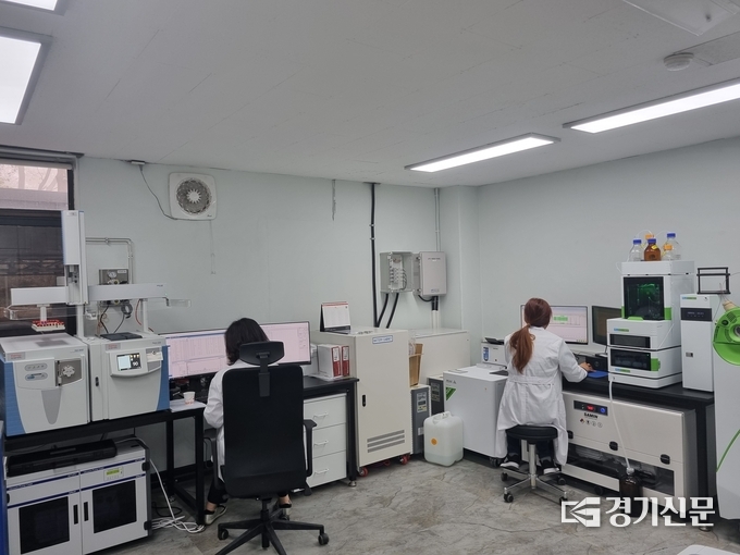 양주시 농산물 안전분석실 내부. (사진=양주시 제공)