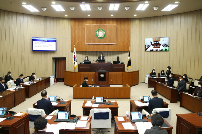 의왕시의회가 오는 17일까지 17일간의 일정으로 제281회 제2차 정례회를 진행하고 있다. (사진=의왕시의회 제공)