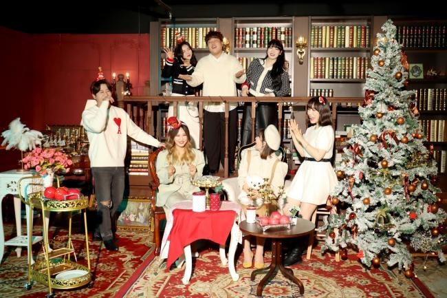 에버그로우 소속 아티스트들. (사진=에버그로우 제공)