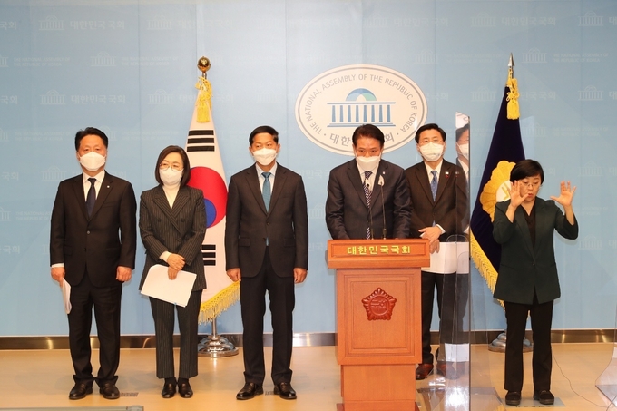 수도권 5개 시장 노후1기 신도시 활성화 상생 협약을 체결했다.(사진= 안양시 제공)