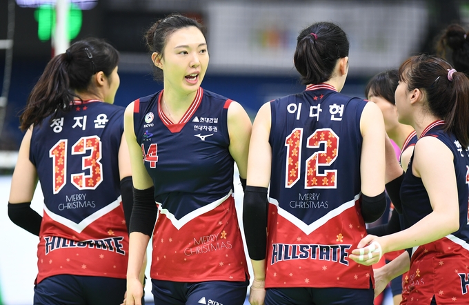 현대건설의 '블로킹 여왕' 양효진. (사진=한국배구연맹 제공) 