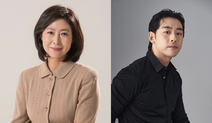배우 차유경(왼쪽)과 남윤호. (사진=대학로 연극인 광장 제공)