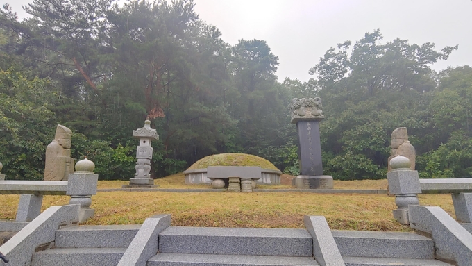 과천시 문원동 산 35번지에 있는 '차천로 묘소'. (사진=과천시 제공)