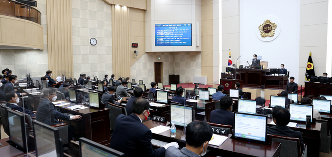 인천시의회 본회의장. ( 사진 = 인천시의회 제공 )