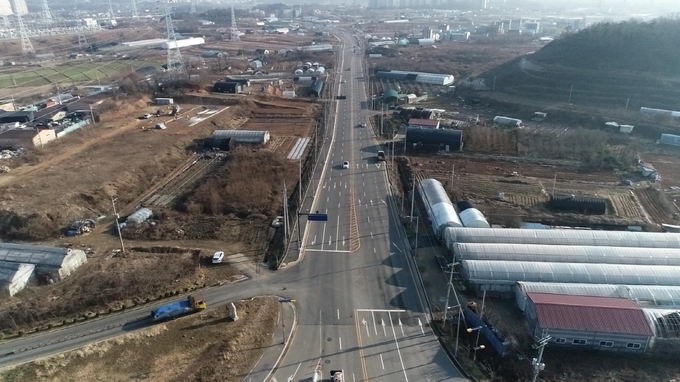 시흥시는 봉화로 확장 공사 준공가 마무리 되면서 “통행시간 단축” 효과 기대를 모으고 있다..(사진=시흥시 제공)