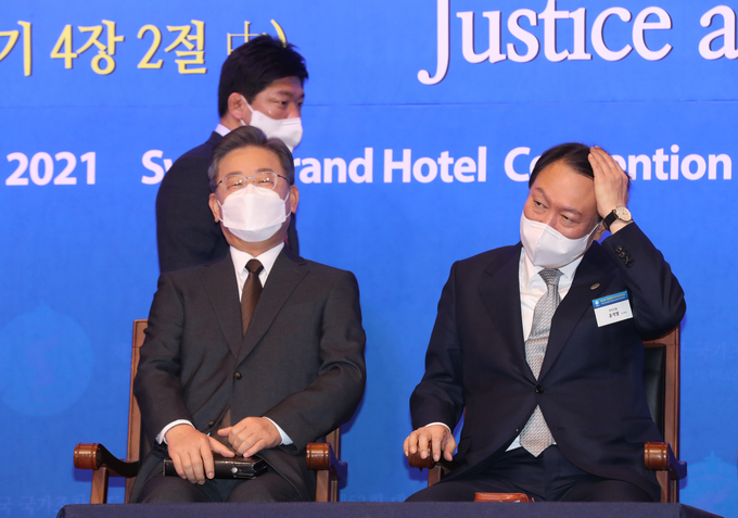 더불어민주당 이재명 대선 후보(왼쪽), 국민의힘 윤석열 대선 후보 (사진=연합뉴스 제공/자료사진)