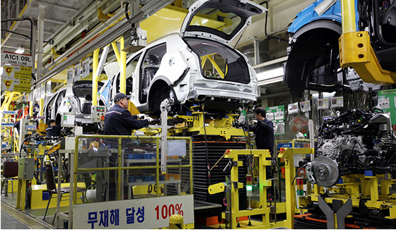 쌍용자동차 평택공장 내부모습 (이미지=쌍용자동차 공식 홈페이지 캡처)