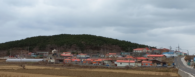 관창동 마을 전경.