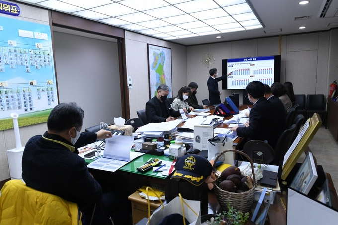 구리시는 수질오염총량관리 시행계획 수립 용역 중간보고회 개최했다. (사진=구리시 제공)