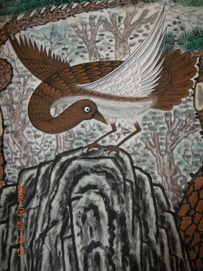 청량당 매바위 전설 그림. (사진=성남학연구소 제공)