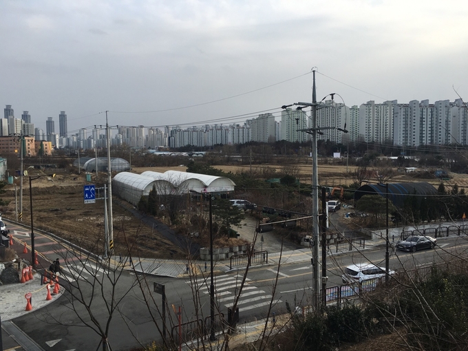 지난 5년 간 주민대책위가 추진중이던 기산지구 도시개발사업이 정부의 우월적 지위행사로 무산돼 막대한 재산상 손해 등 심각한 부작용이 우려되고 있다.(사진= 최순철 기자)