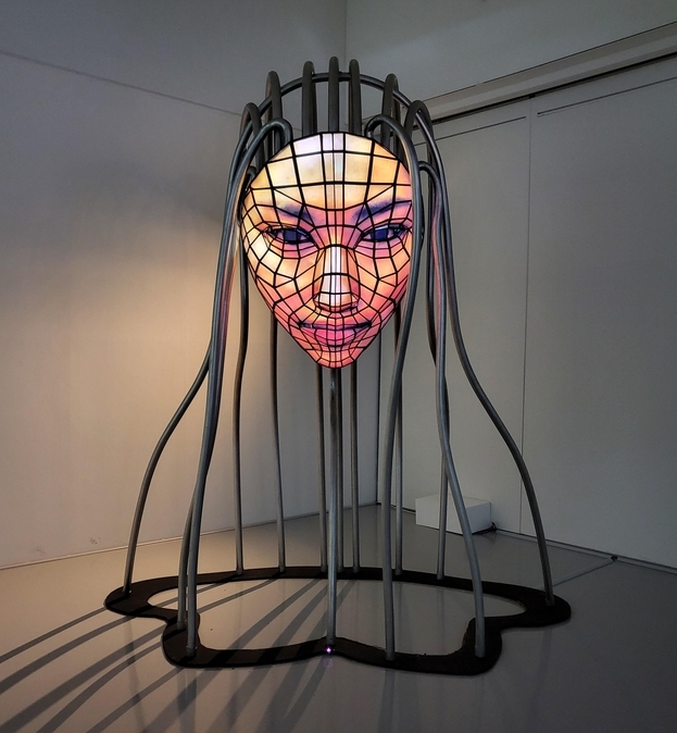 한승구 'Mirror Mask', 2021. (사진=정경아 기자)