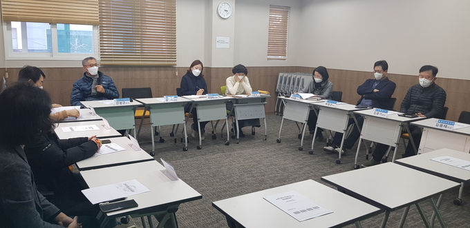 광명시는 지난 6일 광명시창업지원센터에서 사회적경제기업 홍보영상 제작 및 G-Bus 광고 지원사업 성과공유회를 개최했다.(사진=광명시 제공)