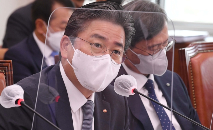 정승일 한국전력공사 사장. (사진=국회사진기자단/연합뉴스 제공)
