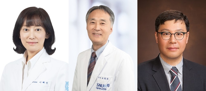 (사진 왼쪽부터)분당서울대병원 가정의학과 이혜진 교수), 서울대병원 감염내과 오명돈 교수, 서울대병원 공공진료센터 이진용 교수. (사진=분당서울대병원 제공)