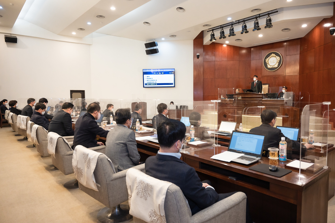 남양주시의회 제284회 1차 본회의 모습 (사진=남양주시의회 제공)