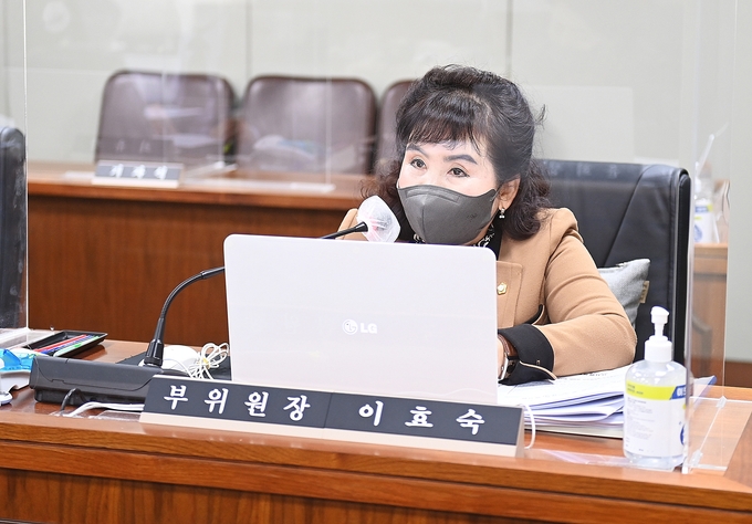산모와 신생아 건강관리 조례안을 발의한 이효숙 시의원(사진=파주시의회 제공)