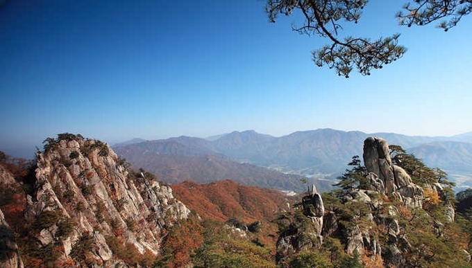 운악산 만경대. (사진=포천시 제공)