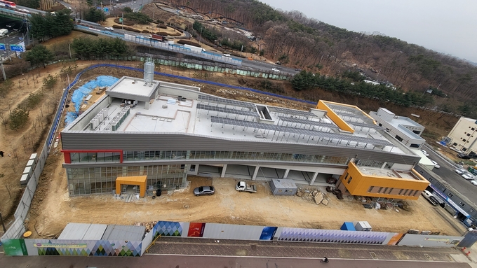 신축중인 성남소방서 공사현장 모습. (사진=성남소방서 제공)