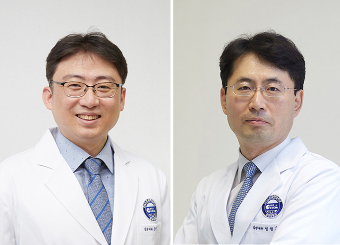 분당차병원 심장내과 양필성 교수(사진 왼쪽)와 성정훈 교수. (사진=분당 차병원 제공)