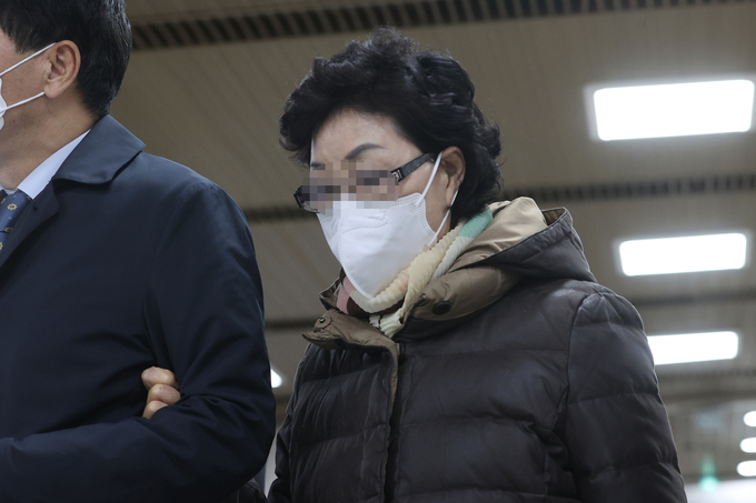 요양병원 불법개설 혐의를 받는 국민의힘 윤석열 대선후보의 장모 최은순 씨. (사진=연합뉴스/자료사진)
