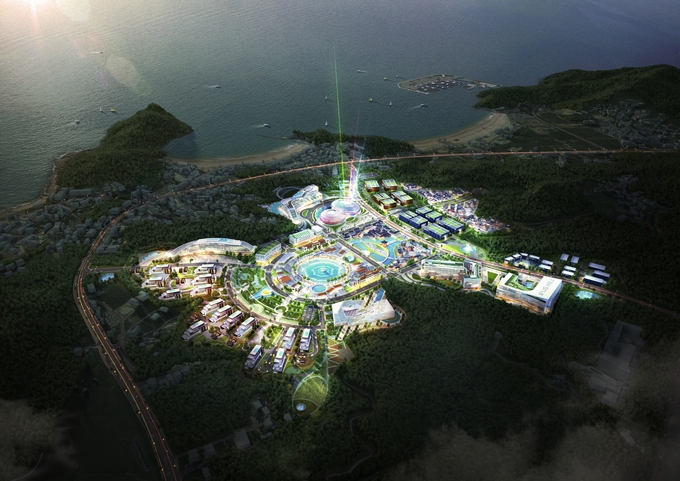 인천 중구 을왕동 산 77-4번지 일대 80만 7733㎡의 아이퍼스힐 조감도. ( 사진 = 인천경제청 제공 )