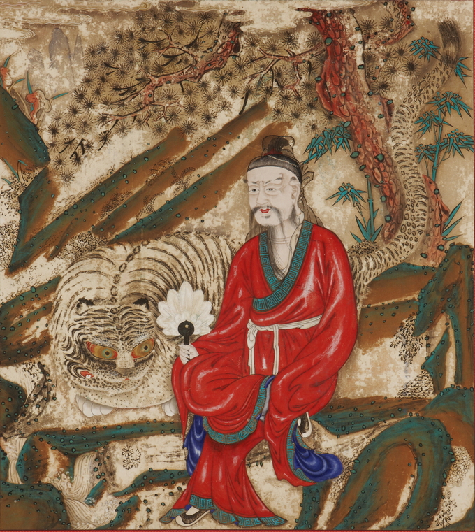 산신도. (사진=국립중앙박물관 제공)