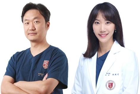 (왼쪽부터) 고려대학교 안산병원 김덕우, 유희진 교수. (사진=고려대학교 안산병원 제공)