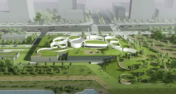 2023년 개관 예정인 '국립세계문자박물관' 조감도. (사진=문화체육관광부 제공)